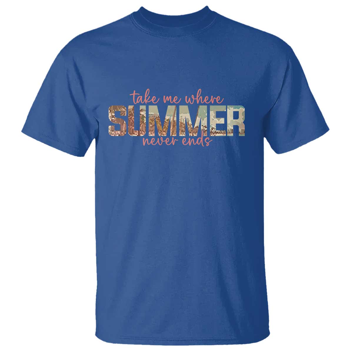 Take Me Where Summer Never Ends T Shirt Summer Beach Vacation