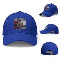 Hockey Mom Raccoon Iced Coffee Baseball Cap I Live Here Now