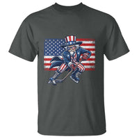 Uncle Sam Hockey Player 4th of July American Flag T Shirt