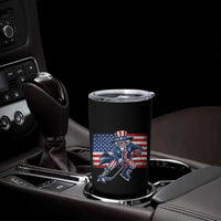 Uncle Sam Hockey Player 4th of July American Flag Tumbler Cup