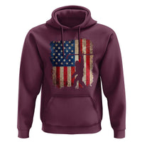 USA Hockey Bigfoot Hoodie Patriotic Sasquatch American Flag 4th of July