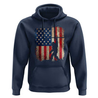 USA Hockey Bigfoot Hoodie Patriotic Sasquatch American Flag 4th of July