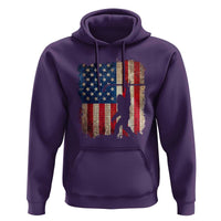 USA Hockey Bigfoot Hoodie Patriotic Sasquatch American Flag 4th of July