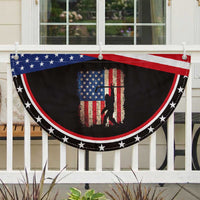 USA Hockey Bigfoot Patriotic Fan Flag Sasquatch American Flag 4th of July