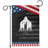 Bigfoot USA Ice Hockey 4th of July Patriotic Garden Flag Sasquatch American Flag 4th of July