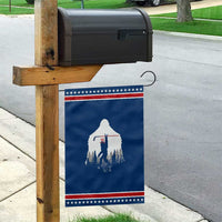 Bigfoot USA Ice Hockey 4th of July Patriotic Garden Flag Sasquatch American Flag 4th of July