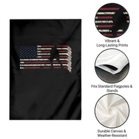 Patriotic Ice Hockey Sticks American Flag Garden Flag