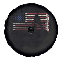 Patriotic Ice Hockey Sticks American Flag Spare Tire Cover