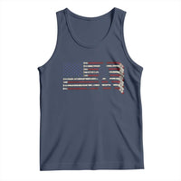 Patriotic Ice Hockey Sticks American Flag Tank Top