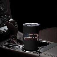 Patriotic Ice Hockey Sticks American Flag Tumbler Cup