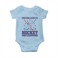 Hockey Champions 2026 Baby Onesie Patriotic Ice Hockey Fan