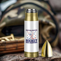 Hockey Champions 2026 Bullet Tumbler Patriotic Ice Hockey Fan