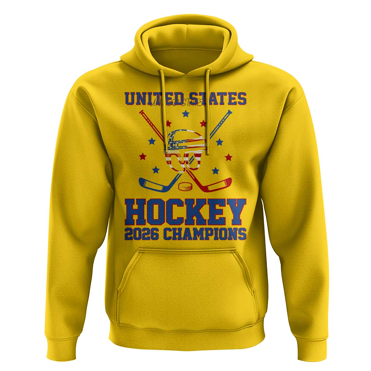 Hockey Champions 2026 Hoodie Patriotic Ice Hockey Fan