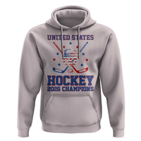 Hockey Champions 2026 Hoodie Patriotic Ice Hockey Fan