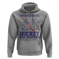 Hockey Champions 2026 Hoodie Patriotic Ice Hockey Fan
