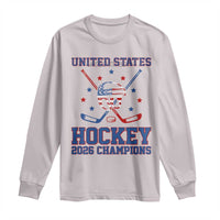 Hockey Champions 2026 Long Sleeve Shirt Patriotic Ice Hockey Fan