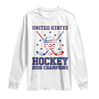 Hockey Champions 2026 Long Sleeve Shirt Patriotic Ice Hockey Fan