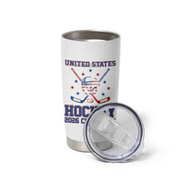 Hockey Champions 2026 Tumbler Cup Patriotic Ice Hockey Fan