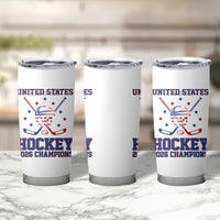 Hockey Champions 2026 Tumbler Cup Patriotic Ice Hockey Fan