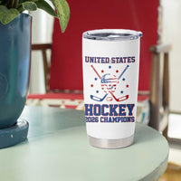 Hockey Champions 2026 Tumbler Cup Patriotic Ice Hockey Fan