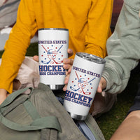Hockey Champions 2026 Tumbler Cup Patriotic Ice Hockey Fan