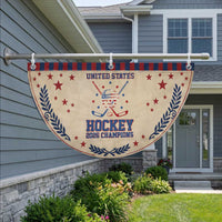 Hockey Champions 2026 Patriotic Fan Flag Ice Hockey Fan