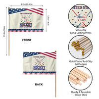 Hockey Champions 2026 Patriotic Handheld Flag Ice Hockey Fan