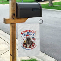 Raccoon 250th Anniversary Garden Flag Christmas in July