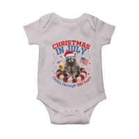 Raccoon 250th Anniversary Baby Onesie Christmas in July