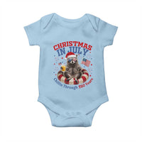 Raccoon 250th Anniversary Baby Onesie Christmas in July