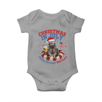 Raccoon 250th Anniversary Baby Onesie Christmas in July