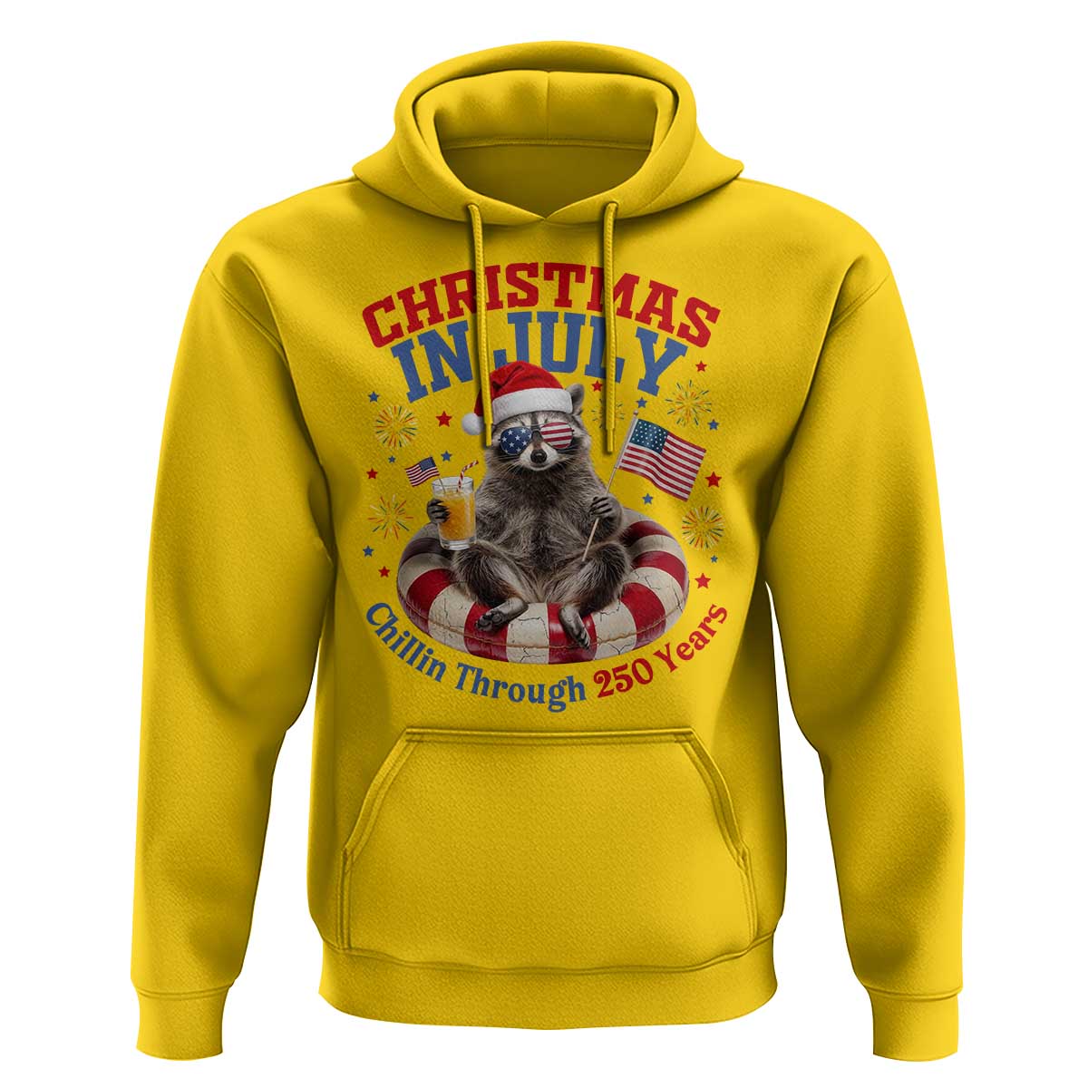 Raccoon 250th Anniversary Hoodie Christmas in July