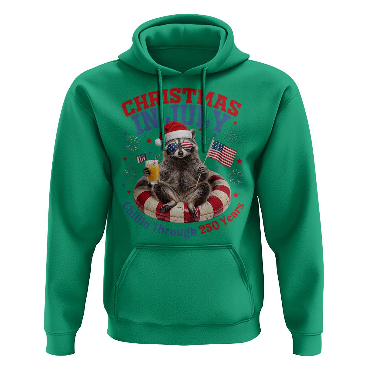Raccoon 250th Anniversary Hoodie Christmas in July