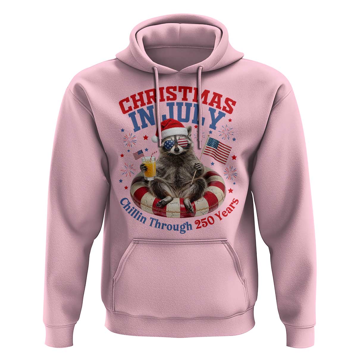 Raccoon 250th Anniversary Hoodie Christmas in July