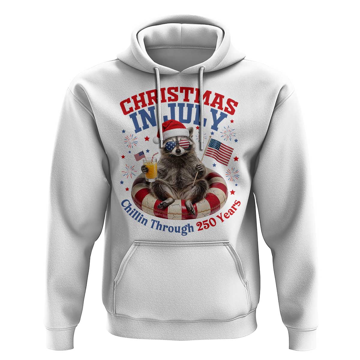 Raccoon 250th Anniversary Hoodie Christmas in July