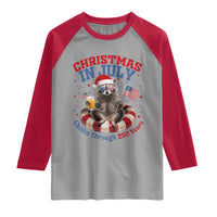 Raccoon 250th Anniversary Raglan Shirt Christmas in July