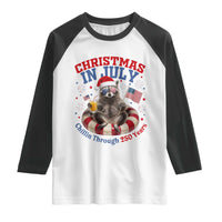 Raccoon 250th Anniversary Raglan Shirt Christmas in July
