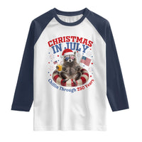 Raccoon 250th Anniversary Raglan Shirt Christmas in July
