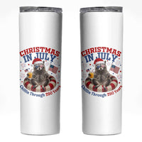Raccoon 250th Anniversary Skinny Tumbler Christmas in July