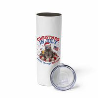 Raccoon 250th Anniversary Skinny Tumbler Christmas in July