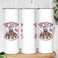 Raccoon 250th Anniversary Skinny Tumbler Christmas in July