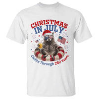 Raccoon 250th Anniversary T Shirt Christmas in July