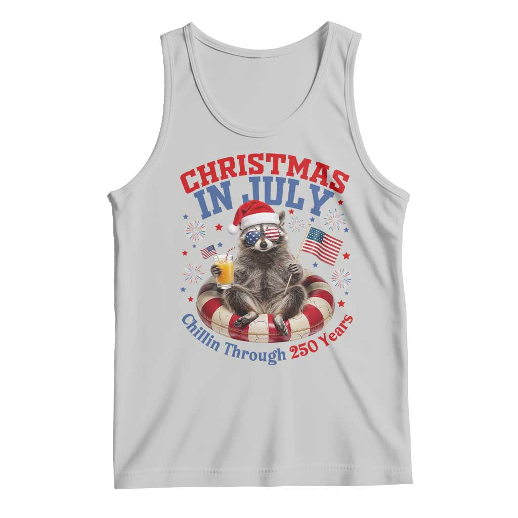 Raccoon 250th Anniversary Tank Top Christmas in July