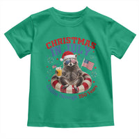 Raccoon 250th Anniversary Toddler T Shirt Christmas in July