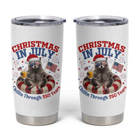 Raccoon 250th Anniversary Tumbler Cup Christmas in July