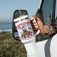 Raccoon 250th Anniversary Tumbler With Handle Christmas in July