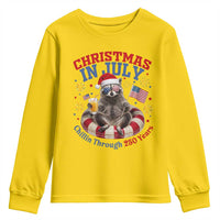 Raccoon 250th Anniversary Youth Sweatshirt Christmas in July