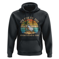 Snowman in july Hoodie Hawaian Beach Vacation Christmas in July