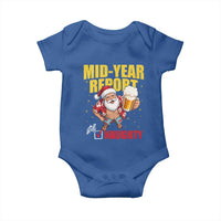 Mid-Year Report Still Naughty Baby Onesie Funny Santa Christmas In July
