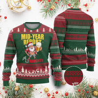 Mid-Year Report Still Naughty Ugly Christmas Sweater Funny Santa Christmas In July